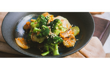 Asijská pečená brokolice z fritézy